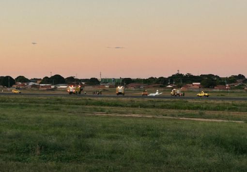 Falha em aeronave de pequeno porte fecha pista e provoca desvio de voos no Aeroporto de Teresina